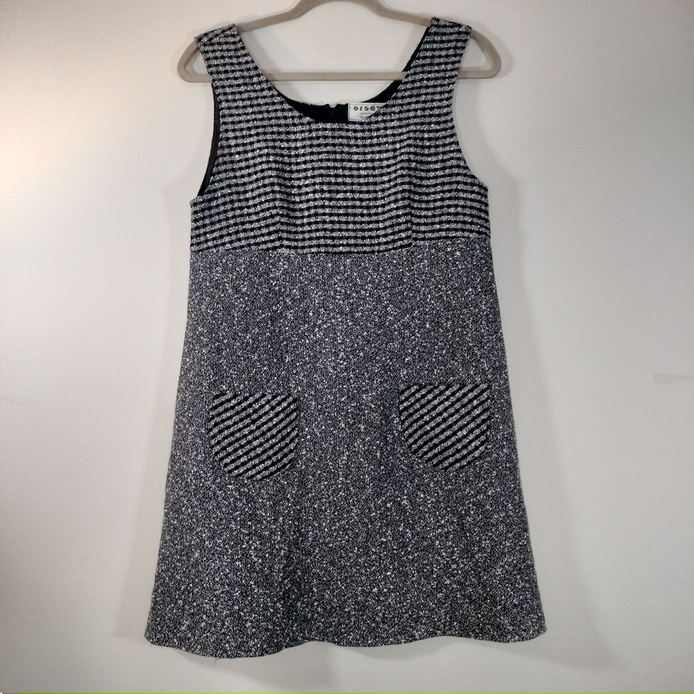 Vintage Orsay Tweed‎ Shift Mini Dress w/Pockets